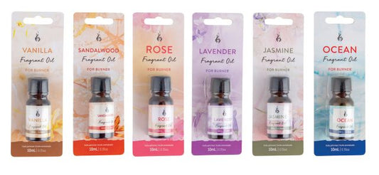 Fragrance Oil for Burner 10mL 6 Assorted