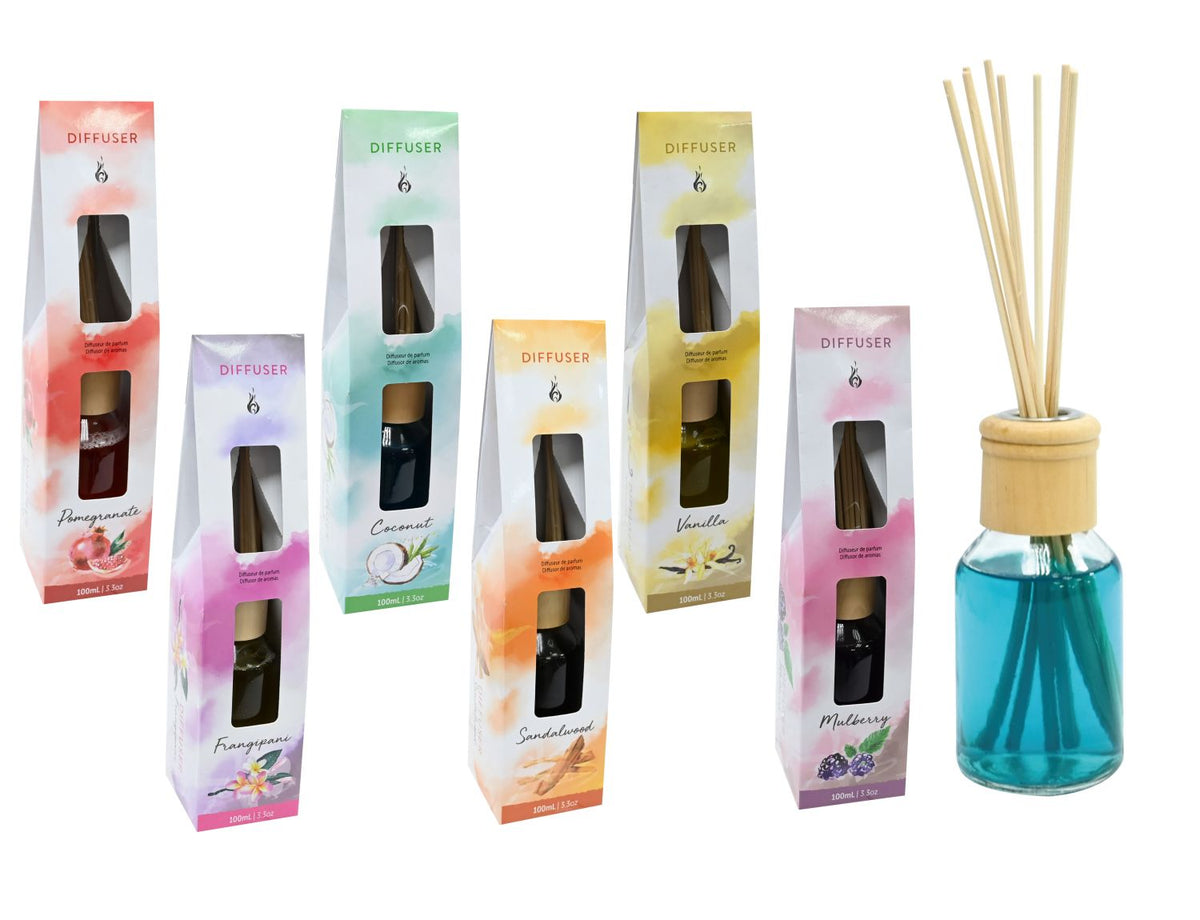 Reed Diffuser 100mL - 6 Assorted Scents