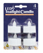 Candle Led T/Light Flicker 4 Pack
