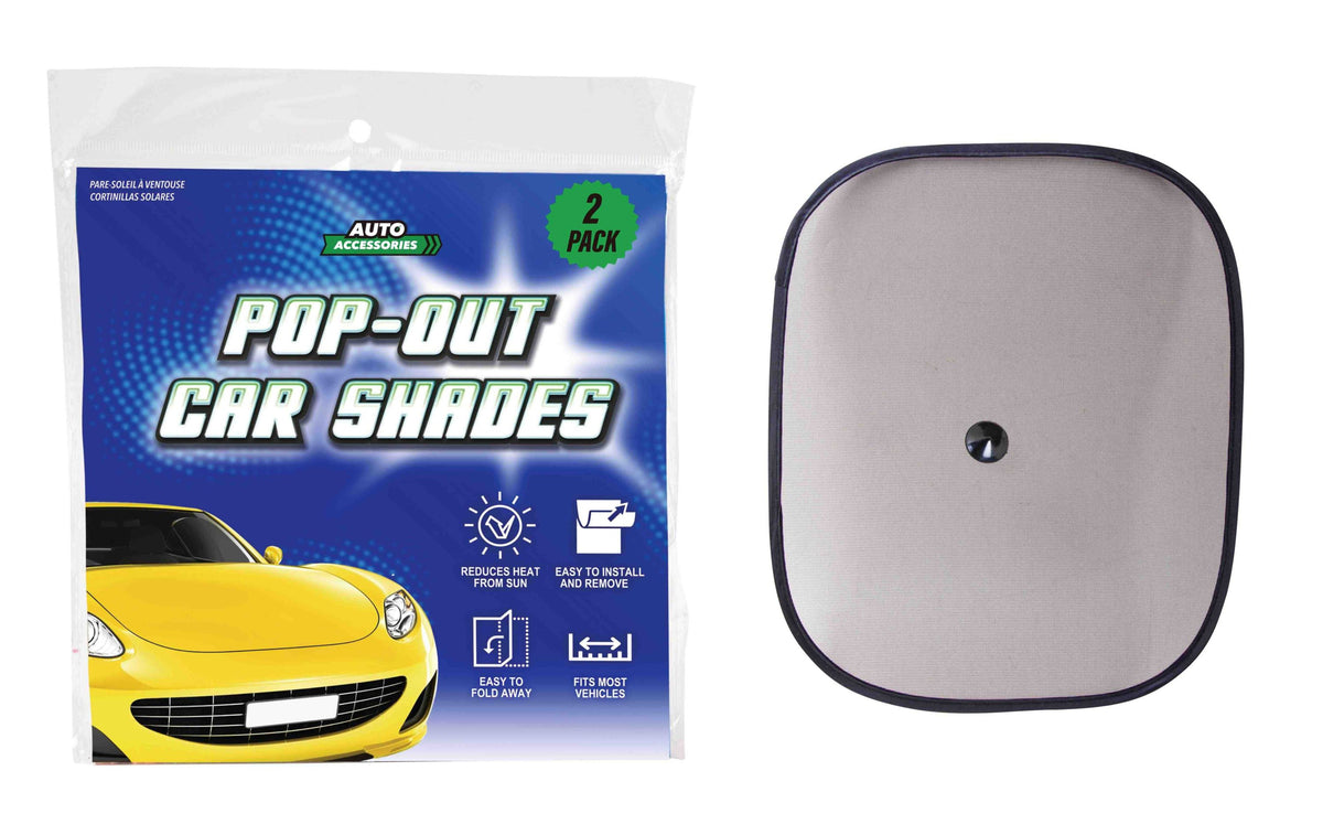 Pop-Out Car Window Shades 2-Pack - Side Window