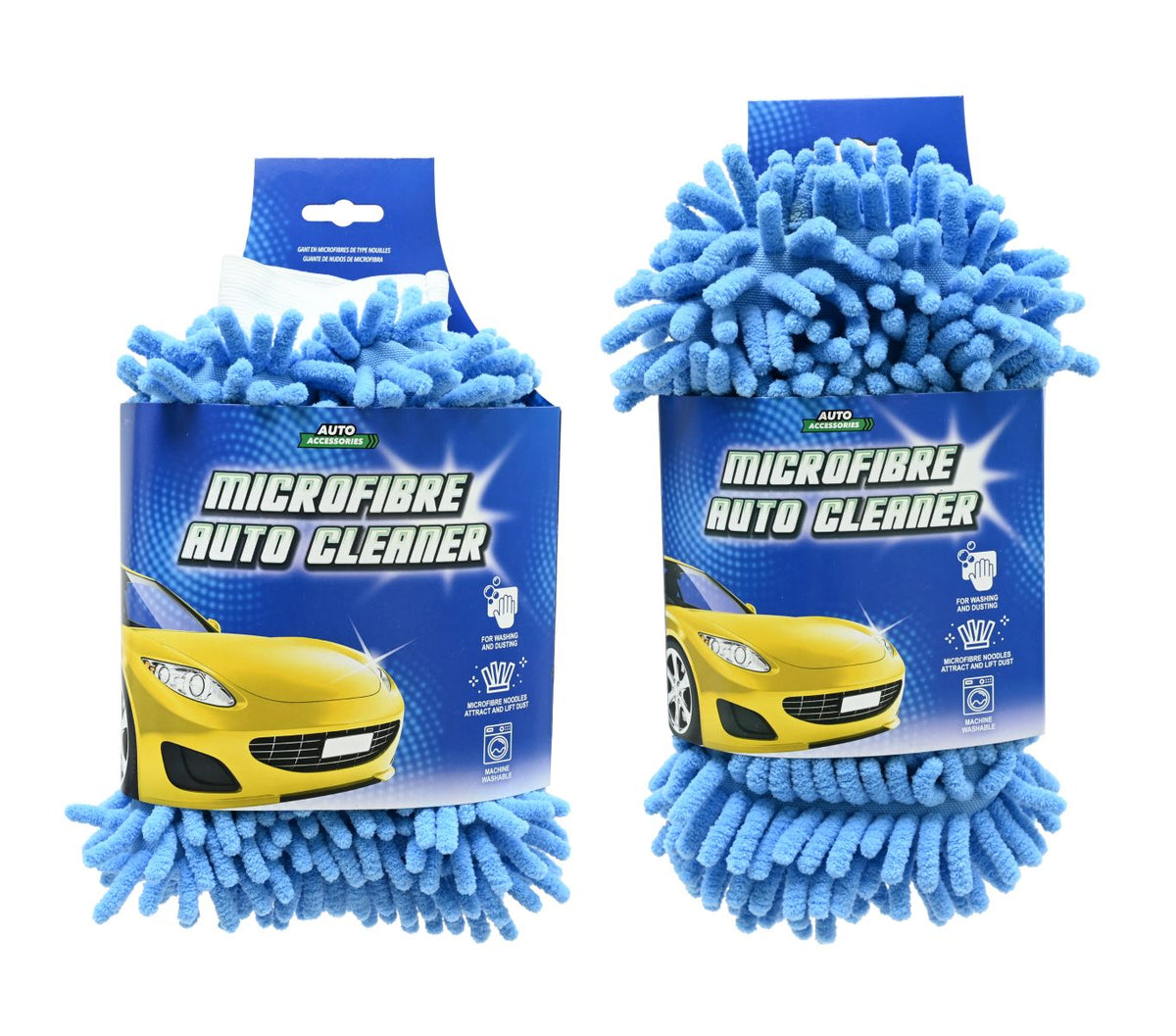 Microfiber Car Wash Mitt - Noodle Texture