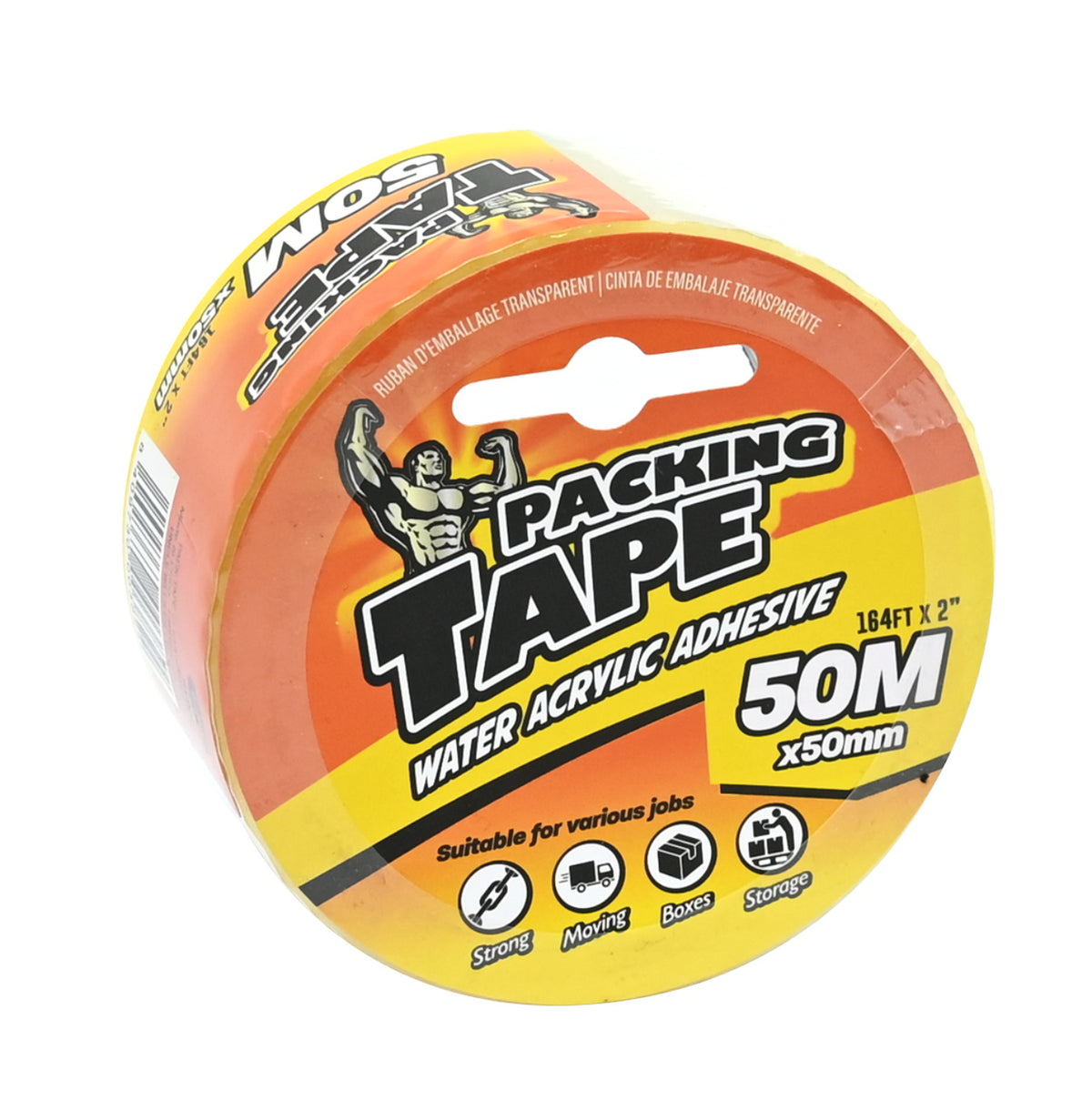 Clear Packing Tape 50m x 50mm - Shipping Supplies