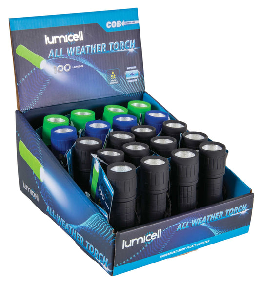 Lumicell All Weather Pocket Flashlight 3 Assorted  Colours