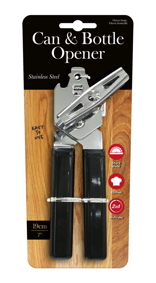 Can Opener 19cm 2 Assorted Colours