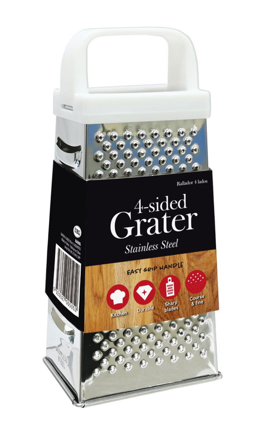 Box Grater 20cm 4-Sided - 2 Colors