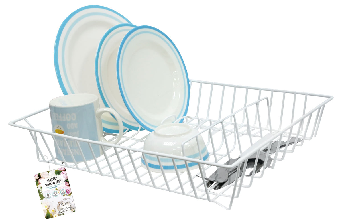 Laminated Dish Drainer 35x43cm - Rust-Proof