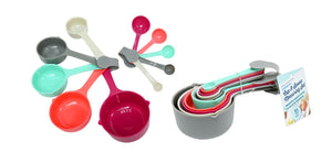 Measuring Cups & Spoons 10-Piece Set - 2 Assorted