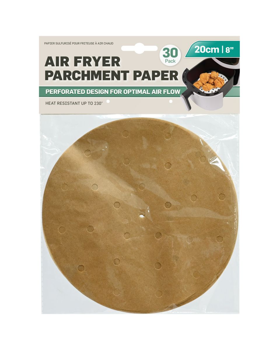 Air Fryer Parchment Paper 20cm 30 Pack