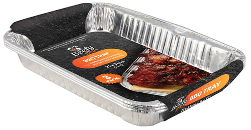 Foil BBQ Serving Trays 21x31cm - 3 Pack