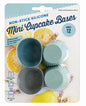 Mini Cupcake Bases Silicone 12 Pack 3 Assorted Colours