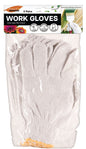Work Gloves One Size 5 Pairs