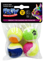 Pet Mini Tennis Balls 4 Pack