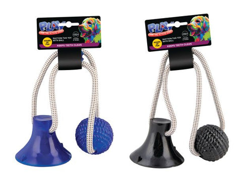Suction Tug Toy with Ball - 2 Assorted Colors