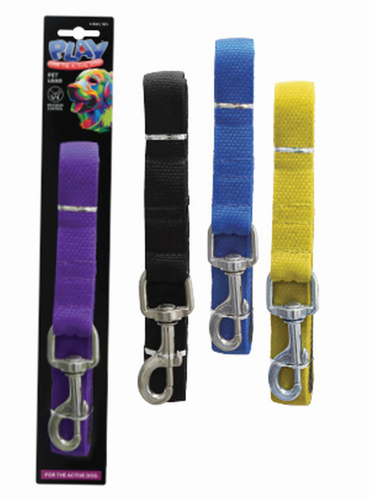 Soft Grip Dog Lead 1.5m - 4 Assorted Colors