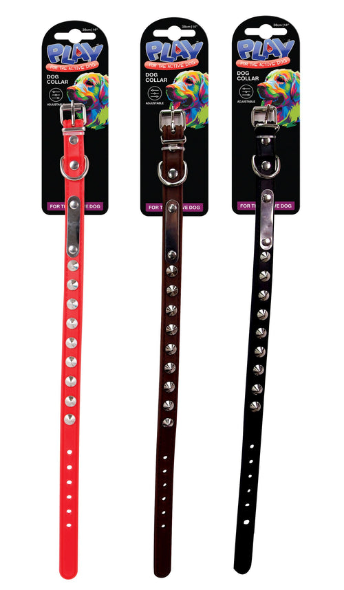 Large Dog Collar 1.5x38cm - 3 Assorted Colors