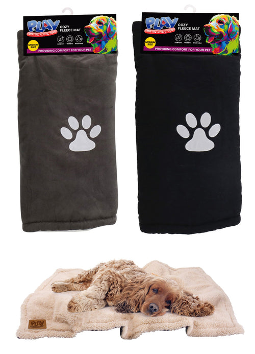 Fleece Pet Mat 75x50cm Medium - 2 Colors
