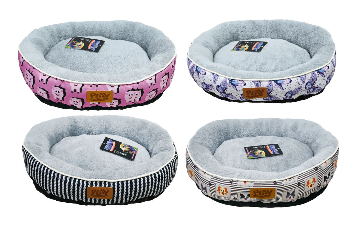 Cozy Pet Bed 56x45x10cm - 4 Assorted Designs