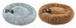 Plush Pet Bed Round 58 x 58 x 15cm 2 Assorted Colours