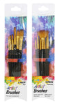 Artist Brush Set 6 Piece 2 Assorted