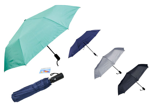 Pop Up Umbrella Deluxe 54cm 4 Assorted Colours