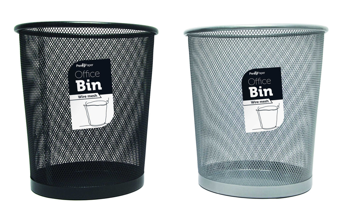 Mesh Trash Bin 26x23.5x18cm - 2 Assorted Colors