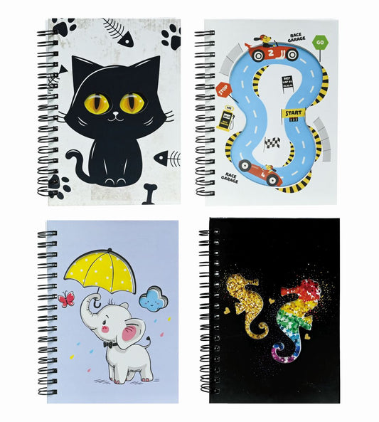 Note Book Die Cut 100 Pages A6