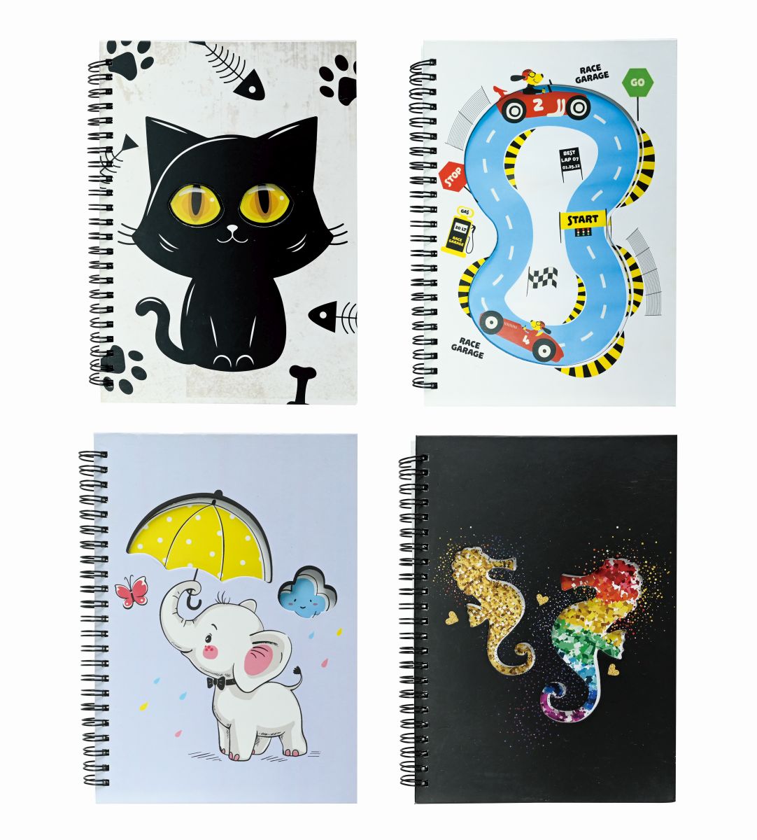 Die Cut Notebook A5 100 Pages - Unique Shape