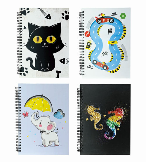Die Cut Notebook A5 100 Pages - Unique Shape