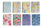 Notebook Spiral Floral 80 Sheets A5 8 Assorted