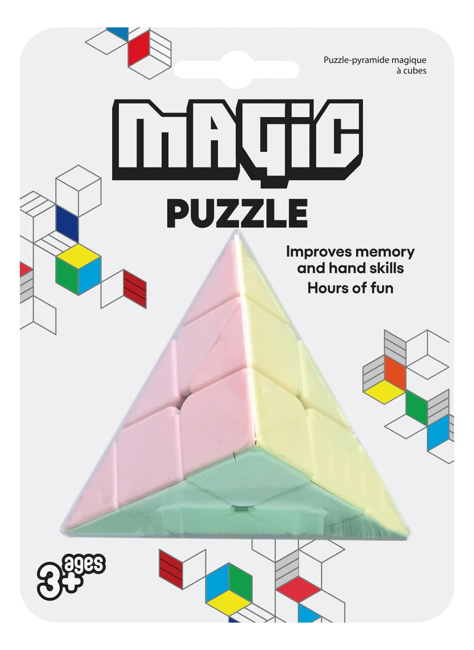 Magic Pyramid Cube Puzzle - Brain Teaser