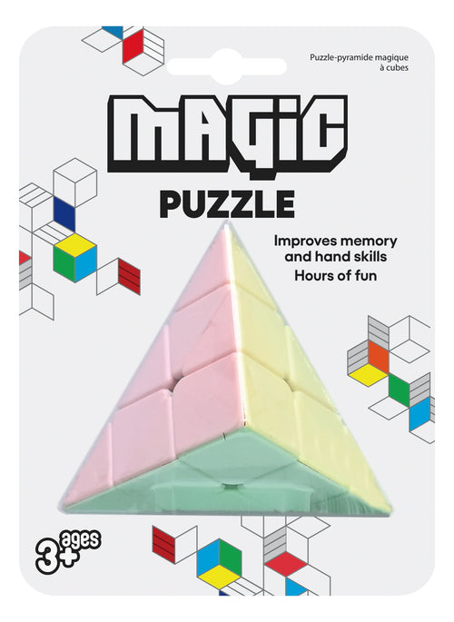 Magic Pyramid Cube Puzzle - Brain Teaser