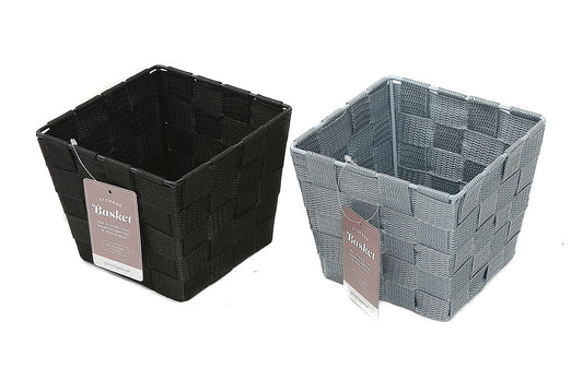 Basket Non-Woven 15 x 15 x 12cm 2 Assorted Colours