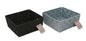 Basket Non-Woven 23 x 23 x 10cm 2 Assorted Colours