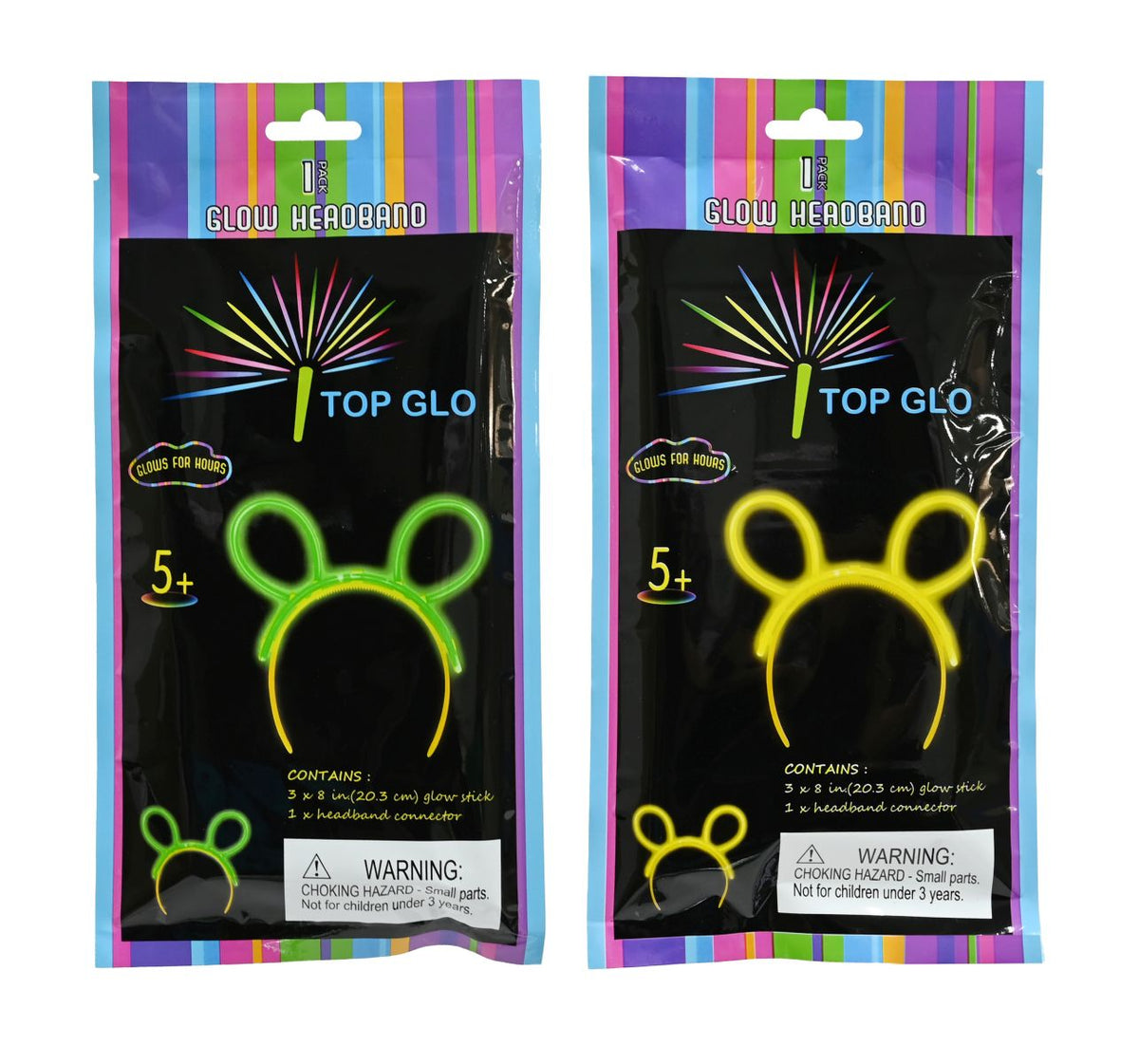 Glow Headband 2-Pack - Assorted Colors